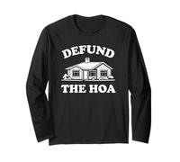 Funny Defund The HOA Homeowners Association Suburban Art Manga Larga
