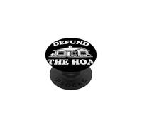 Funny Defund The HOA Homeowners Association Suburban Art PopSockets PopGrip Adhesivo
