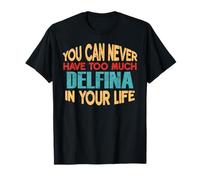 Funny Delfina Personalized Tshirt First Name Joke Item Camiseta