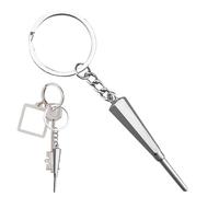 Funny Dentist Keychain -Teeth Keychain for Car Keys, Dentist Gift Keychains, Teeth Keychain for Car Keys, Dentist Tooth Mouth Keychain, Creative Plier Drill Pendant, Dentist Assistant Gif