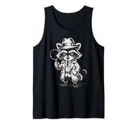 Funny Detective Raccoon Camiseta sin Mangas
