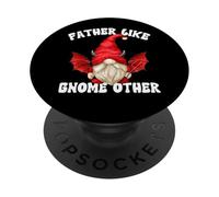 Funny Devil Wings Red Fathers Day GNOME Dad Graphic Grandpa PopSockets PopGrip Adhesivo