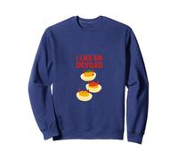 Funny Deviled Eggs Pun Lover I Like 'Em Deviled, Chistes de comida Sudadera