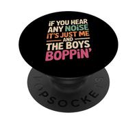 Funny Diciendo Yo Y Los Chicos Boppin Noise Joke Mujeres Hombres PopSockets PopGrip Adhesivo