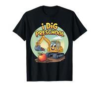 Funny Digger I Dig Preschool First Day Boys Outfit Camiseta
