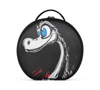 Funny Dino - Neceser de viaje con compartimentos y asa, grande, con separadores ajustables, 28,9 cm