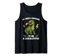 Funny Dinosaur Adult Joke Meme Hilarious Licking Pussy Pun Camiseta sin Mangas