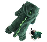 Funny Dinosaur Pet Costume - Winter Fleece Dog Hoodie with Tail