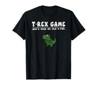 Funny Dinosaur Trex Game Dont Look Game Over Niños Niñas Niños Camiseta