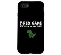 Funny Dinosaur Trex Game Dont Look Game Over Niños Niñas Niños Carcasa para iPhone SE (2020) / 7/8
