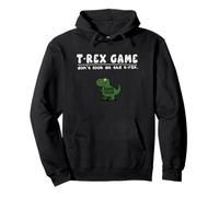 Funny Dinosaur Trex Game Dont Look Game Over Niños Niñas Niños Sudadera con Capucha