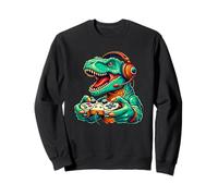 Funny Dinosaur Video Games Cool Gamer T-Rex Men Women Kids Sudadera