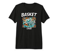 Funny Disc Golf Basket Case Retro Pop Art Camiseta Premium