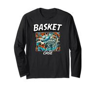 Funny Disc Golf Basket Case Retro Pop Art Manga Larga
