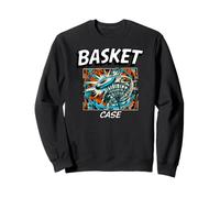 Funny Disc Golf Basket Case Retro Pop Art Sudadera
