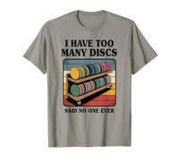 Funny Disc Golf Hombres Mujeres I Have Too Many Discs Camiseta
