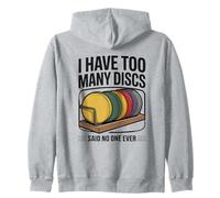 Funny Disc Golf Hombres Mujeres I Have Too Many Discs Sudadera con Capucha