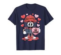 Funny Disc Golf Valentine Be Mine Cute Basket Heart Humor Camiseta