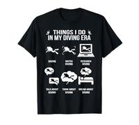 Funny Diving Things I Do In My Diving Era Funny Scuba Diver Camiseta