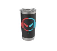 Funny DJ SmilingFace USA Colores Vaso térmico de acero inoxidable de doble pared