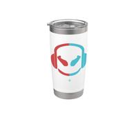 Funny DJ SmilingFace USA Colores Vaso térmico de acero inoxidable de doble pared