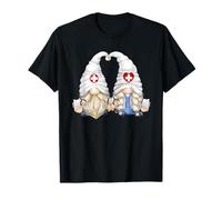 Funny Doctor Couple Gnomes For Women and Pediatric Nurse Mom Camiseta