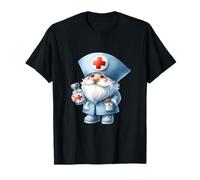Funny Doctor GNOME Graphic For Women and Men Retro Nurse Camiseta