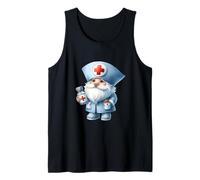 Funny Doctor GNOME Graphic For Women and Men Retro Nurse Camiseta sin Mangas