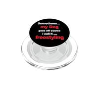 Funny Dog Agility - Cuando mi Perro Sale de Curso, freestyling PopSockets PopGrip para MagSafe