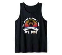 Funny Dog Cuantas más Personas conozco más me Gusta mi Perro Camiseta sin Mangas
