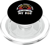 Funny Dog Cuantas más Personas conozco más me Gusta mi Perro PopSockets PopGrip para MagSafe