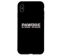 Funny Dog Dad, My House My Rules. Dog Father, New Puppy Dad Carcasa para iPhone XS Max