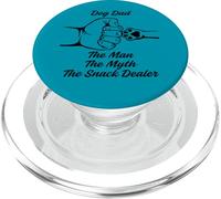 Funny Dog Dad The Man Myth Snack Dealer PopSockets PopGrip para MagSafe