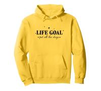 Funny Dog Lover Life Goal Pet All The Dogs Cita Mujeres Hombres Sudadera con Capucha