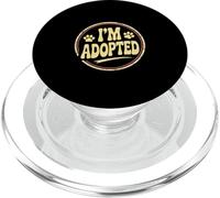 Funny Dog Memes Soy Adoptado Chistes Divertidos Adoptar Un Perro PopSockets PopGrip para MagSafe