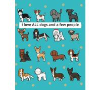 Funny Dog Notebook: 100 blank numbered pages, 8.5" x 11" book...great for any dog lover!
