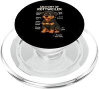 Funny Dog Owner Anatomy of A Rottweiler PopSockets PopGrip para MagSafe