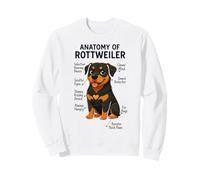 Funny Dog Owner Anatomy of A Rottweiler Sudadera