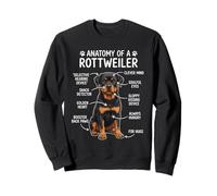 Funny Dog Owner Anatomy of A Rottweiler Sudadera