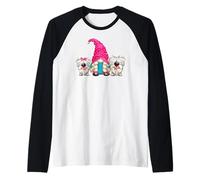 Funny Dog Owner GNOME For Dog Grandma and Mom Cute Dog Camiseta Manga Raglan