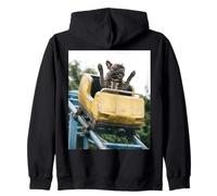 Funny Dog Roller Coaster Meme Silly Graphic French Bulldog Sudadera con Capucha