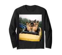 Funny Dog Roller Coaster Meme Silly Graphic German Shepherd Manga Larga