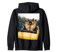 Funny Dog Roller Coaster Meme Silly Graphic German Shepherd Sudadera con Capucha
