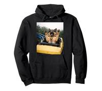 Funny Dog Roller Coaster Meme Silly Graphic German Shepherd Sudadera con Capucha