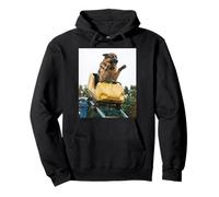 Funny Dog Roller Coaster Meme Silly Graphic German Shepherd Sudadera con Capucha