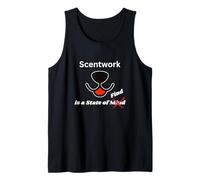 Funny Dog Scentwork - Es un Estado de hallazgo Camiseta sin Mangas