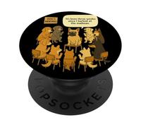 Funny Dog's Anonymous Han pasado tres semanas desde que ladré PopSockets PopGrip Adhesivo