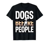 Funny Dogs Before People Dog Lover Diciendo Camiseta
