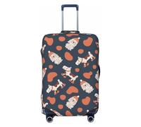 Funny Dogs - Fundas elásticas para equipaje de viaje, para equipaje de 45,7 a 81,3 cm, Black, L