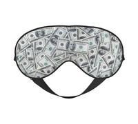 Funny Dollar Money - Máscara de dormir suave con correa ajustable, bloqueo de luz, reversible, cómoda máscara de noche